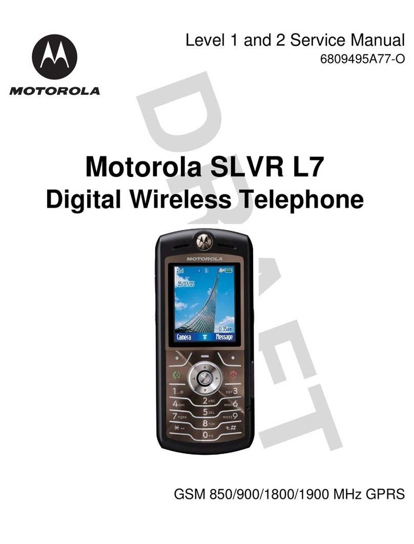 Motorola HELLOMOTO SLVR L7 User manual