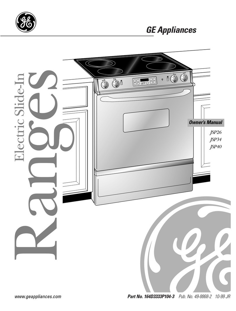 GEAppliances JSP40 owner's manual