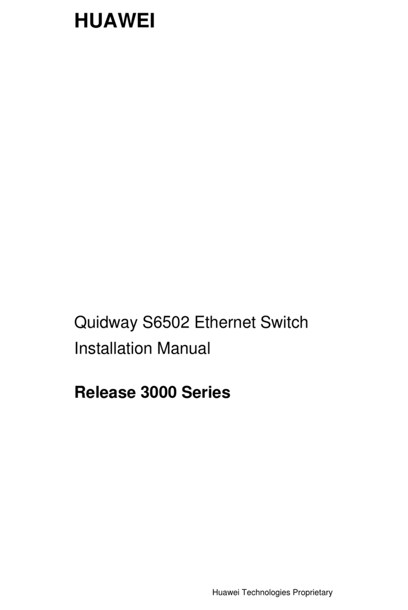 Huawei Quidway S6502 User manual