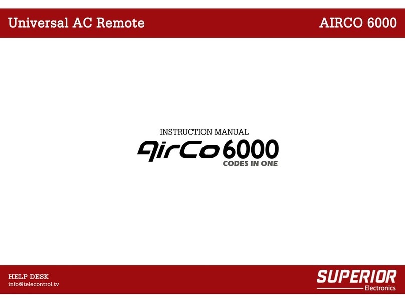 Superior Airco 6000 instruction manual