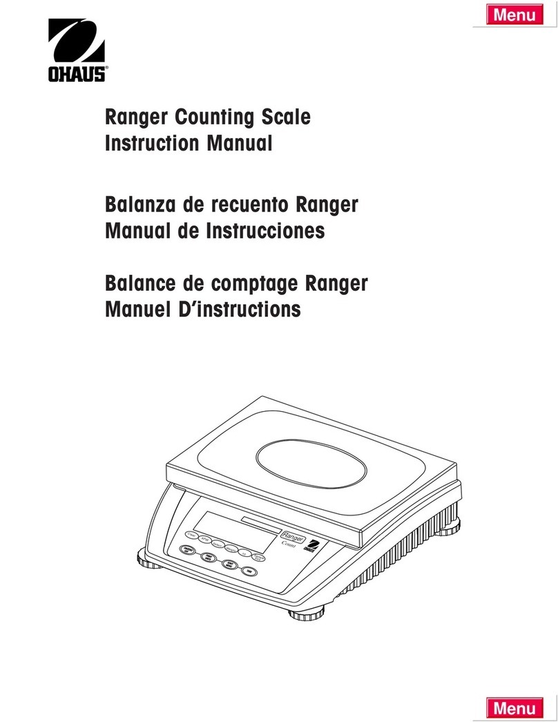 OHAUS Ranger instruction manual