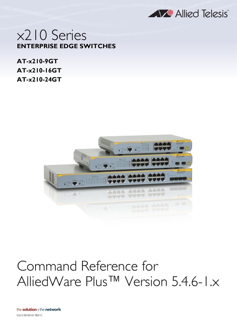 Allied Telesis AT-x210-9GT Installation manual