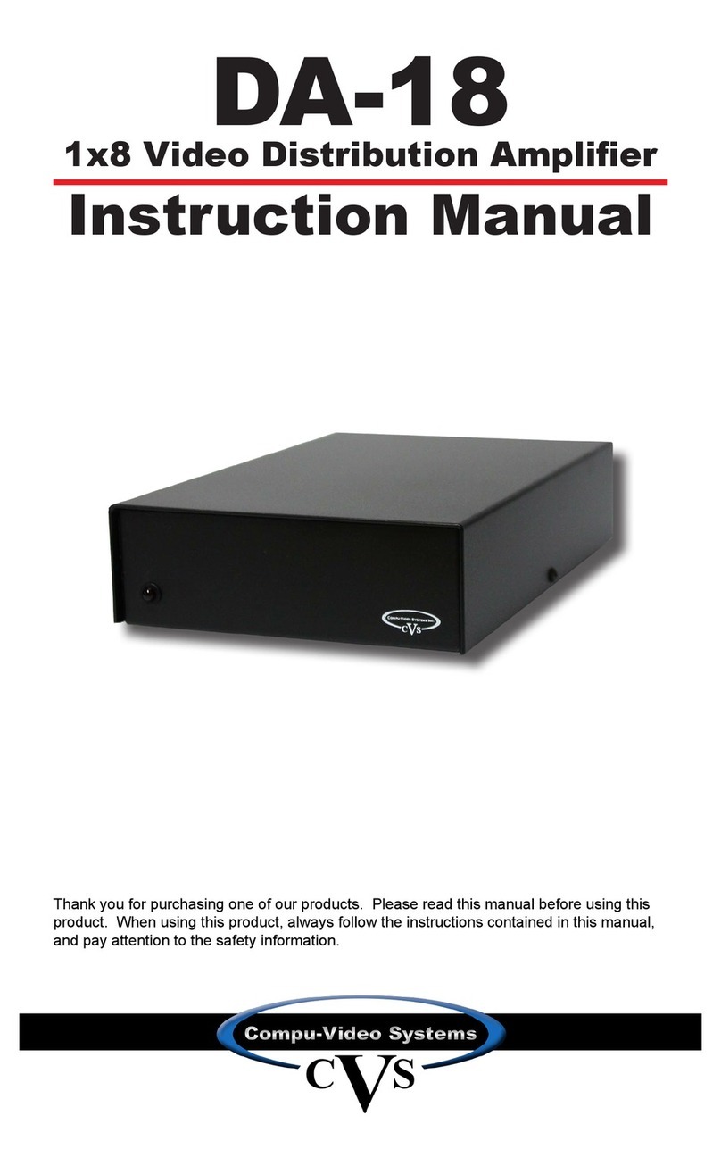 CVS DA-18 instruction manual