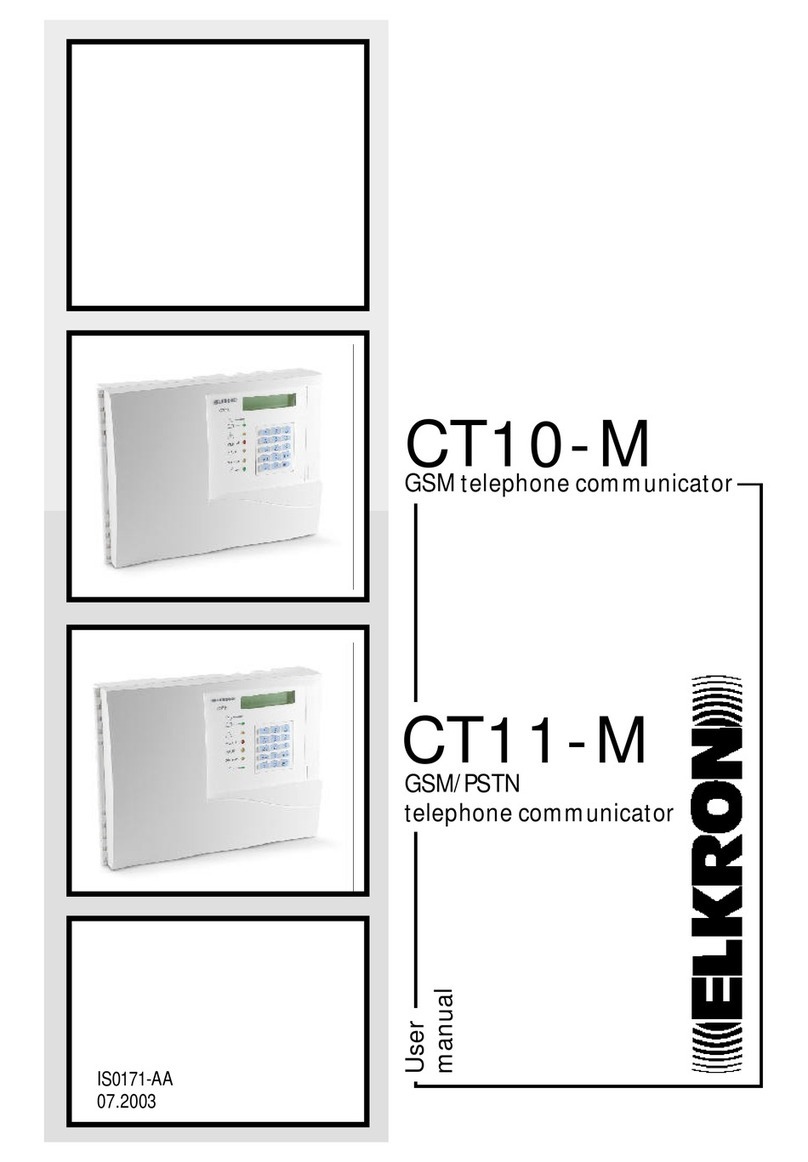 Elkron CT11-M user manual