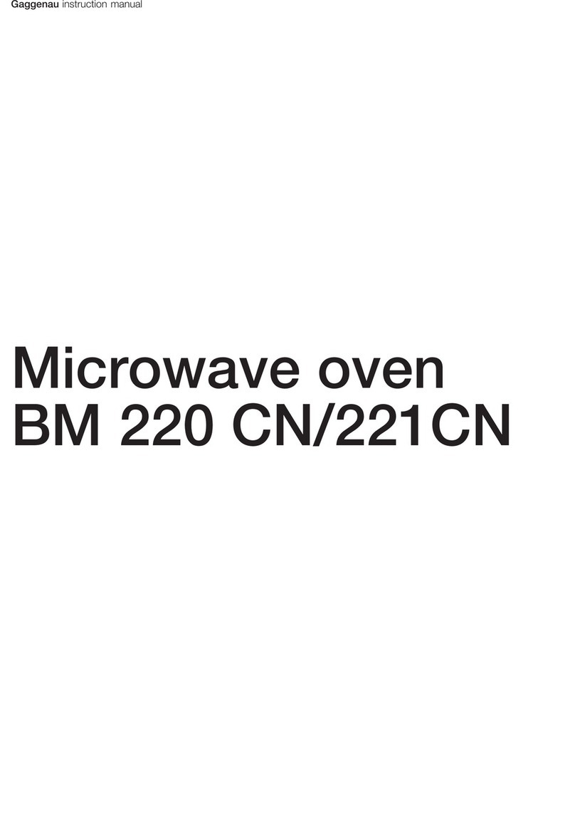 Gaggenau BM 220 CN/221 CN User manual