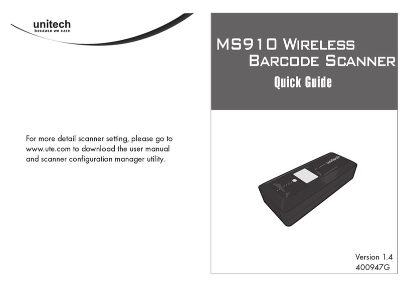 Unitech MS910 User manual