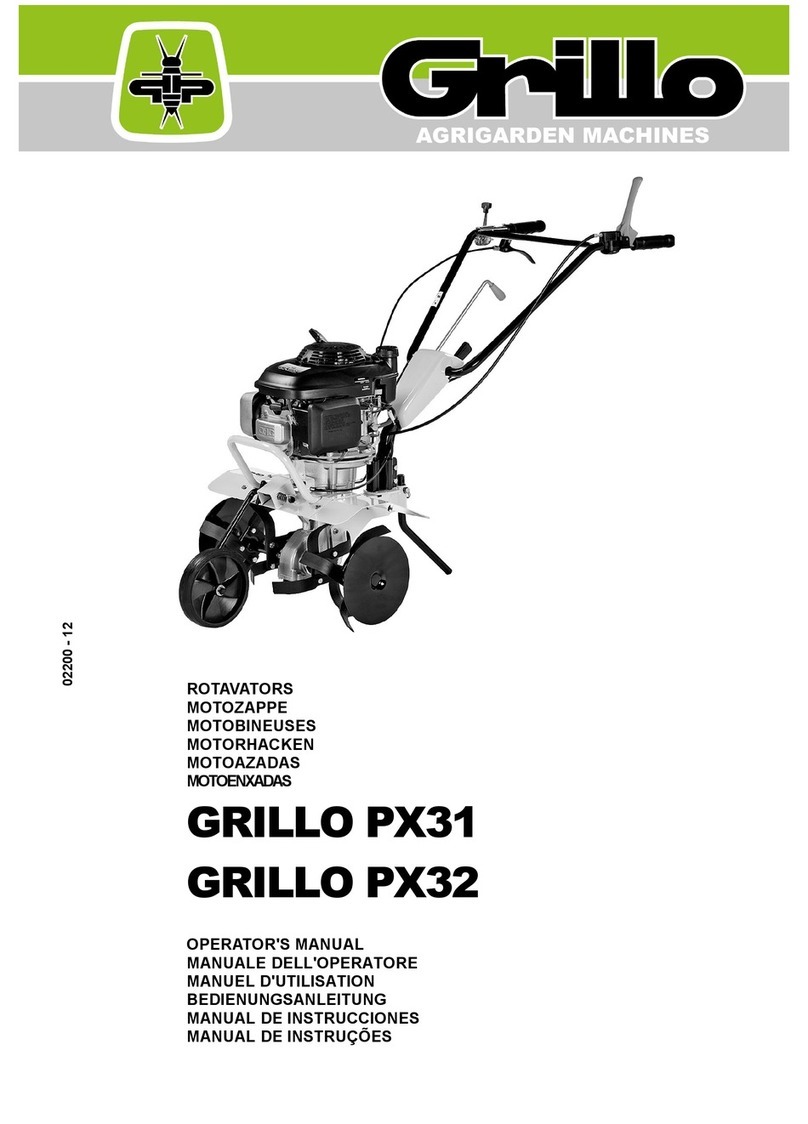 Grillo PX32 Operator's manual