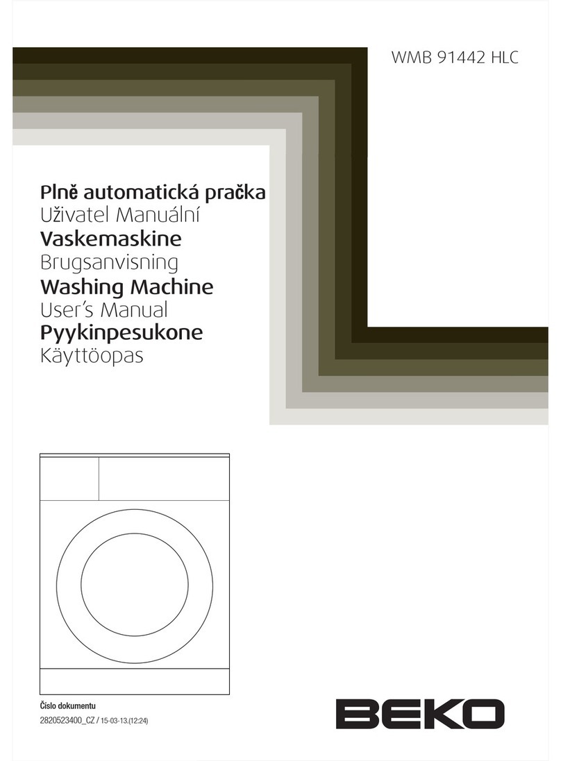 Beko WMB 91442 HLC User manual Beko WMB 91442 HLC User manual