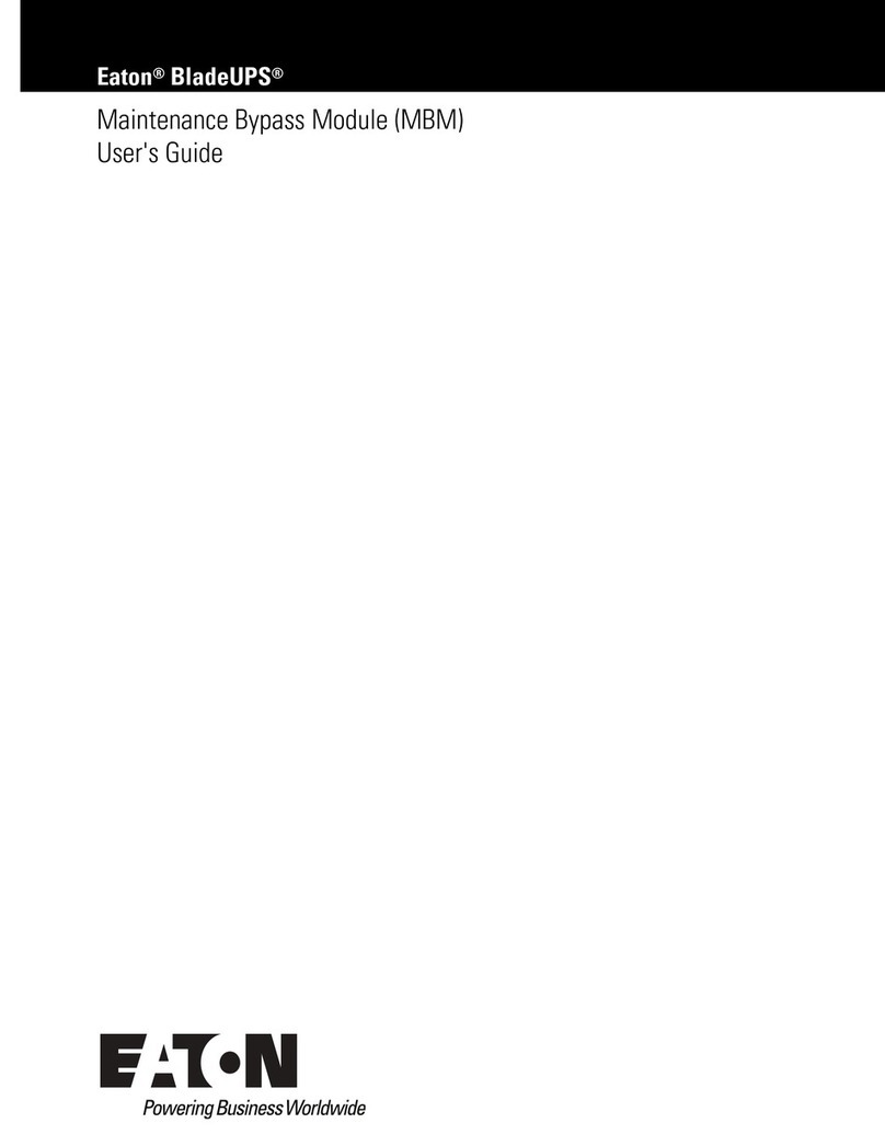 Eaton BladeUPS none User manual