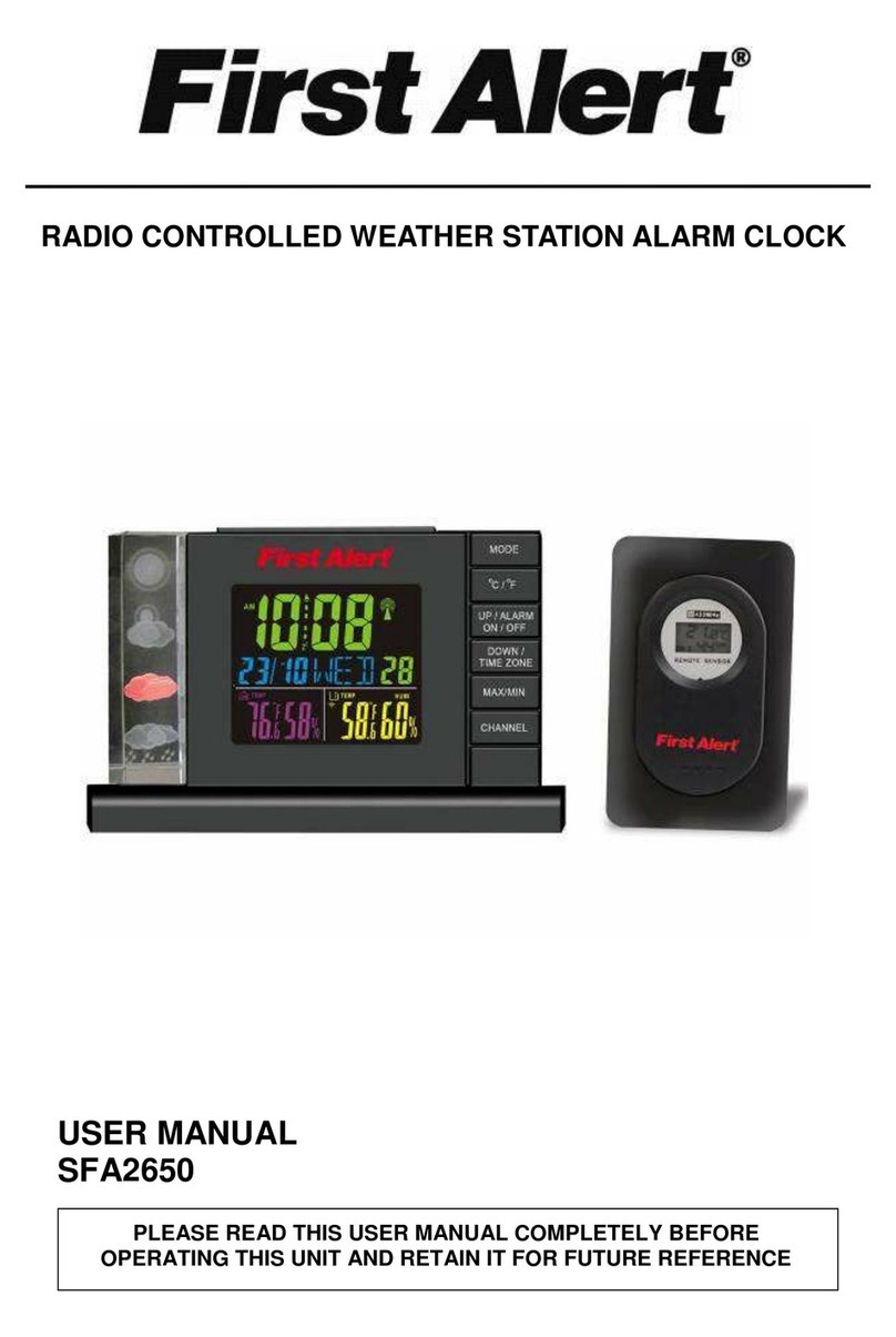 First Alert sfa2650 user manual