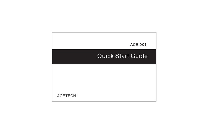 Acetech ACE-001 quick start guide