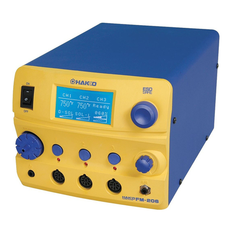 Hakko Electronics fm-206 instruction manual