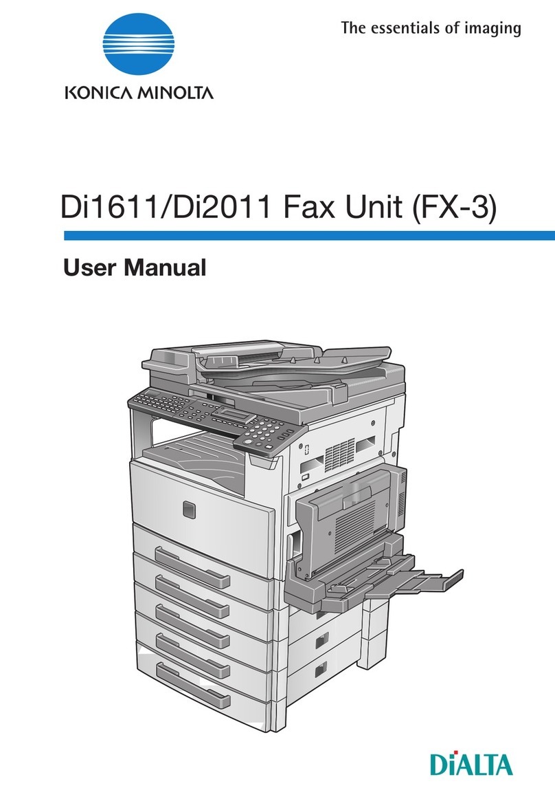 Konica Minolta FX-3 user manual