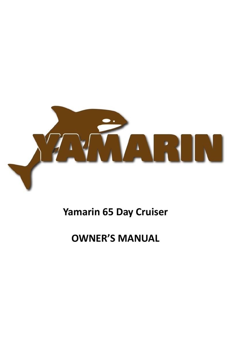 YAMARIN 65 Day Cruiser owner's manual
