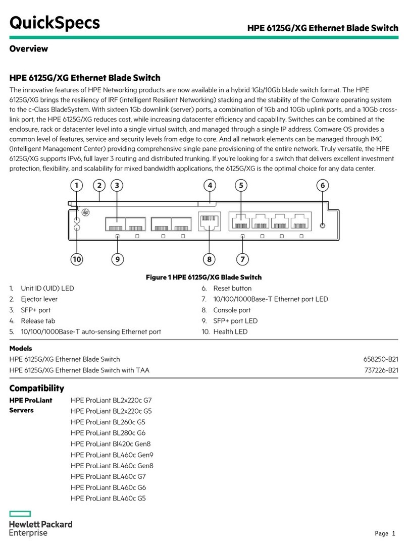 HP HPE 6125G User instructions HP HPE 6125G User instructions