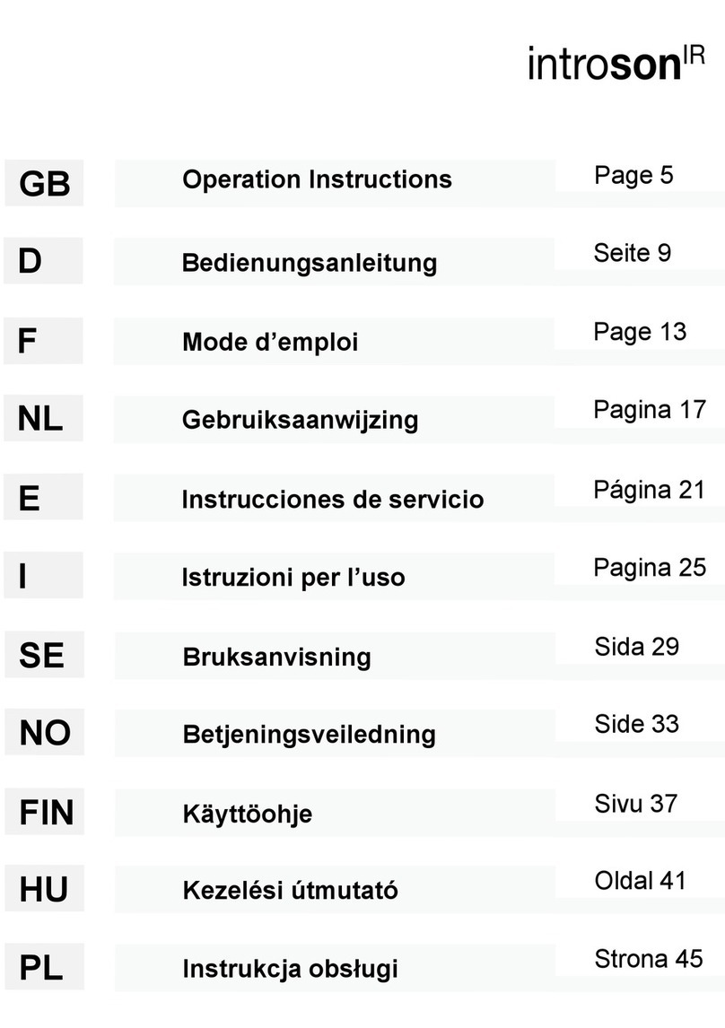 HumanTechnik introsonIR User manual HumanTechnik introsonIR User manual