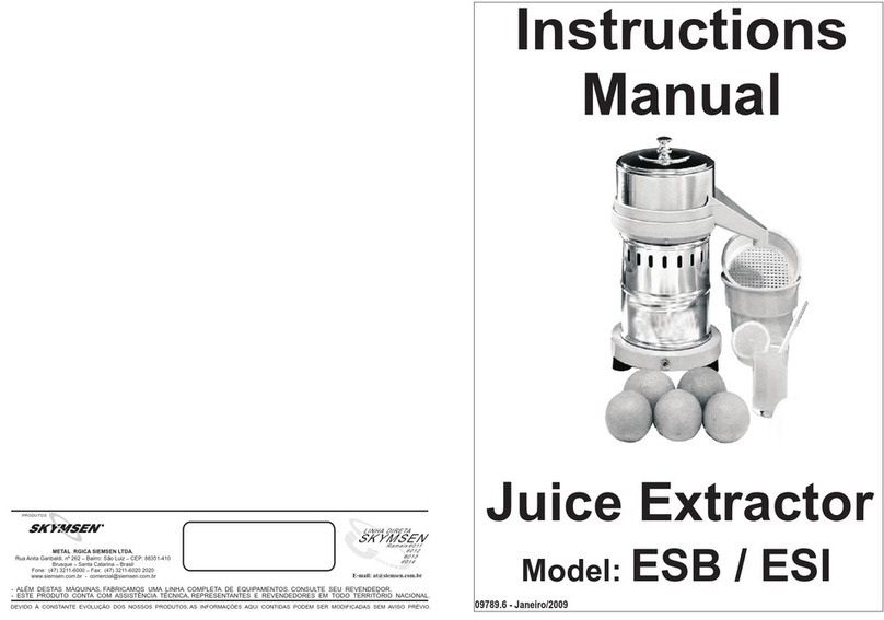 Skymsen ESB instruction manual