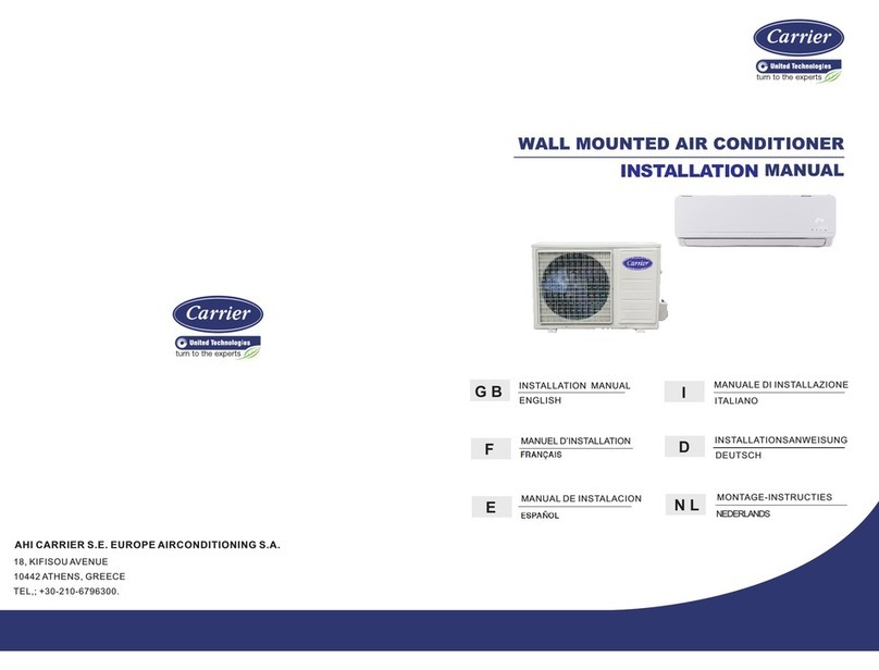 Carrier 42QHF009DS User manual Carrier 42QHF009DS User manual