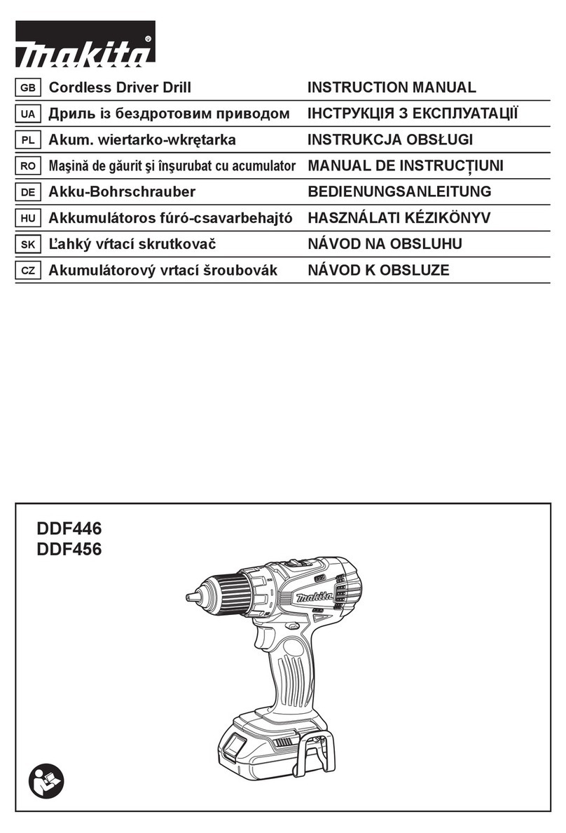 Makita DDF456 User manual