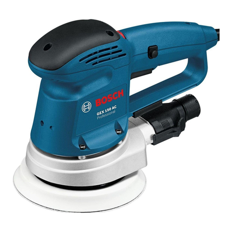 Bosch GEX Professional 150 AC Original instructions