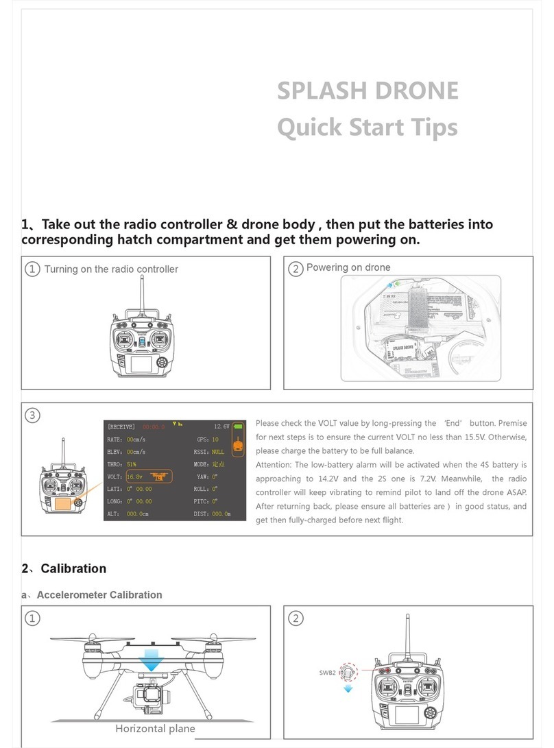 Urban Drones SPLASH DRONE Quick start tips