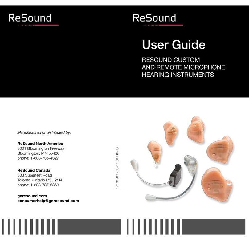 ReSound sparx User manual