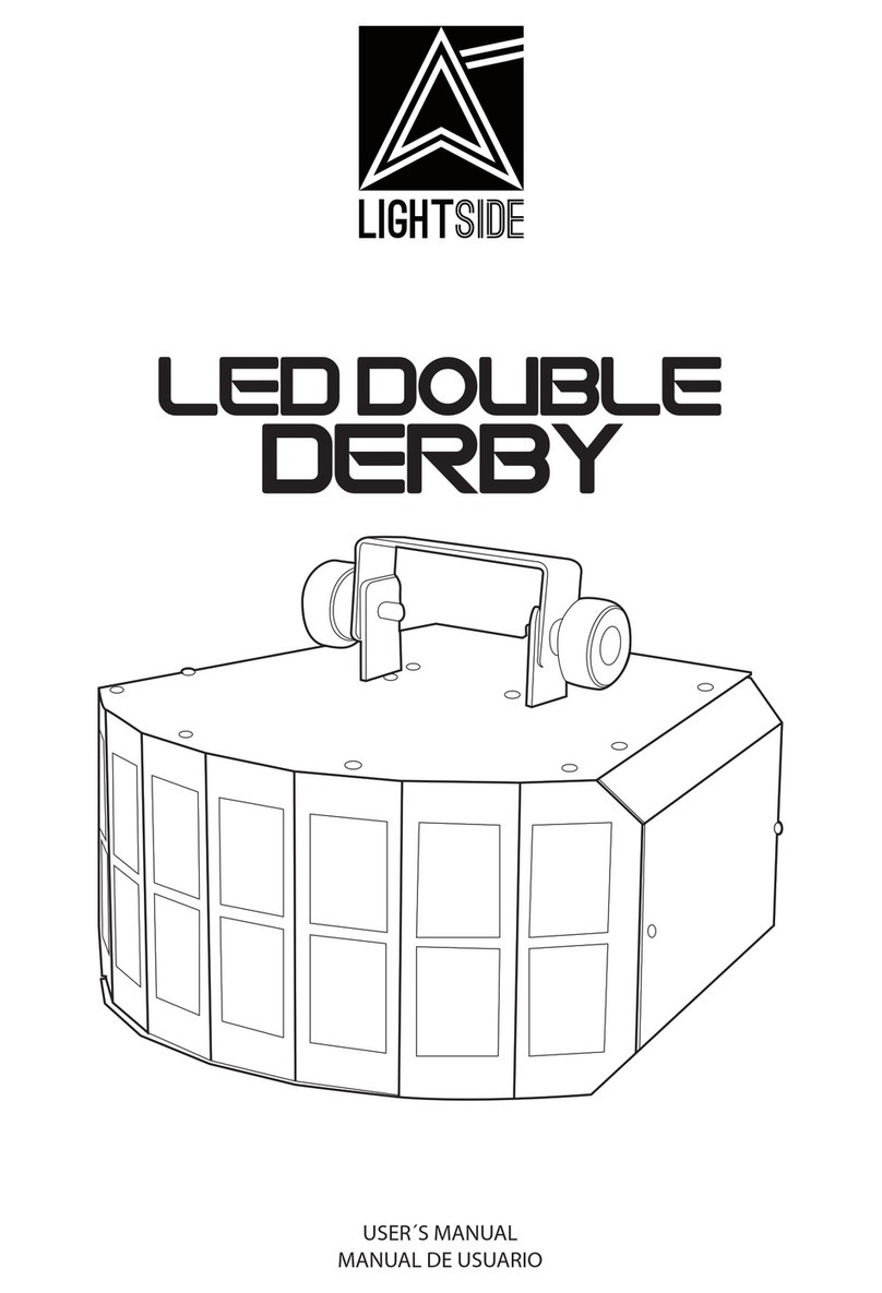 LIGHTSIDE LED DOUBLE DERBY User manual