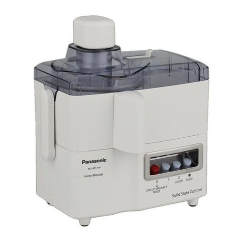Panasonic MJ-M171PWTQ User manual