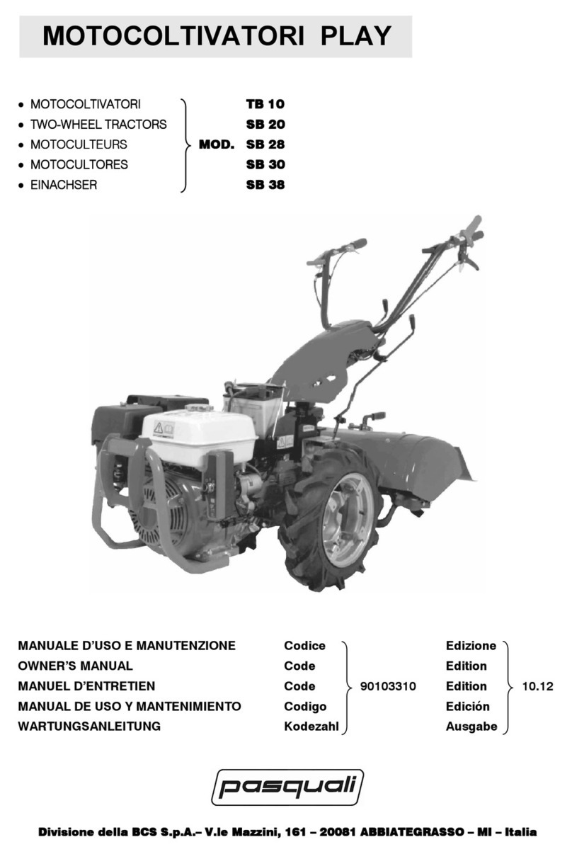 Pasquali TB 10 owner's manual