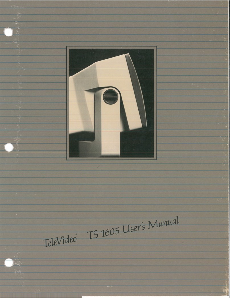 TeleVideo TS-1605 user manual