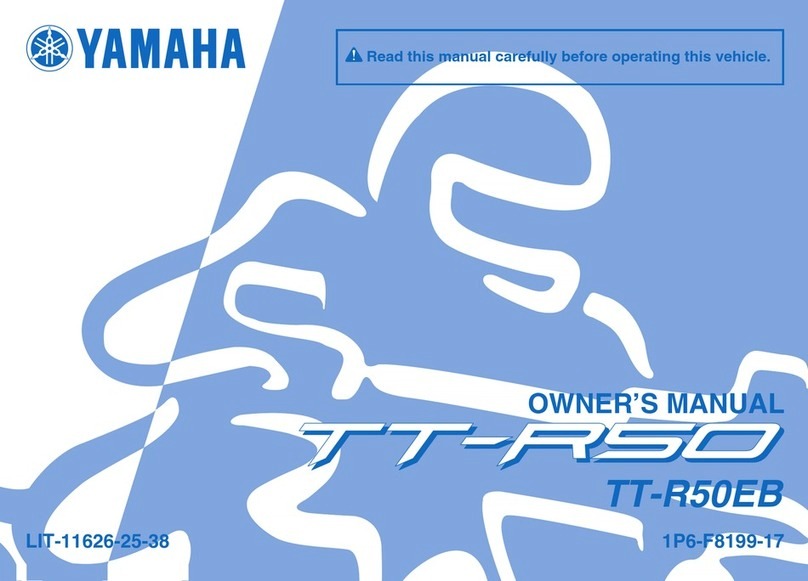 Yamaha TT-R50EB User manual