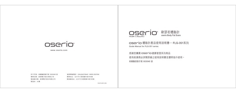 oserio FLG-351 Series User manual