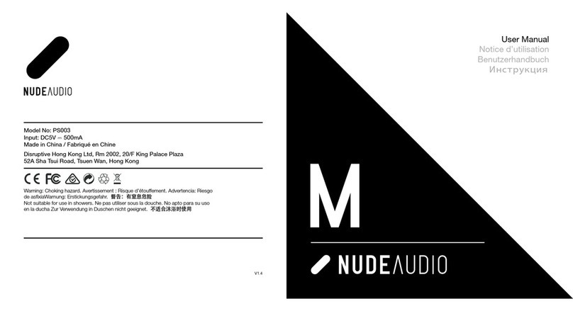Nude Audio PS003 Move M User manual
