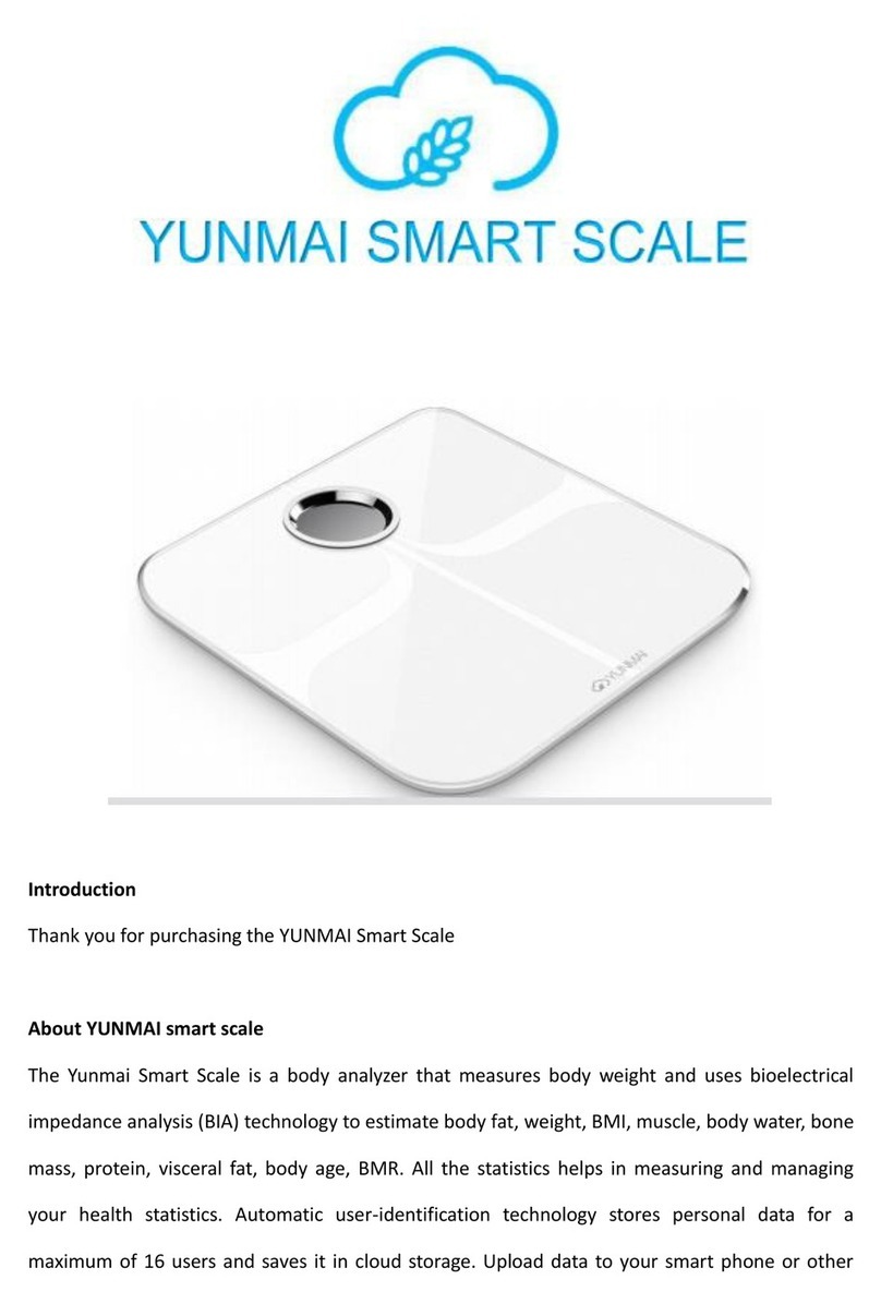 Yunmai Smart Scale User manual