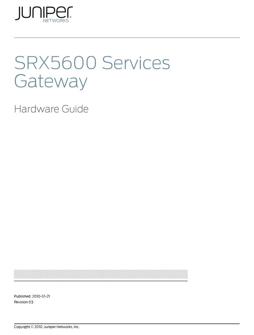 Juniper SRX5600 Installation instructions