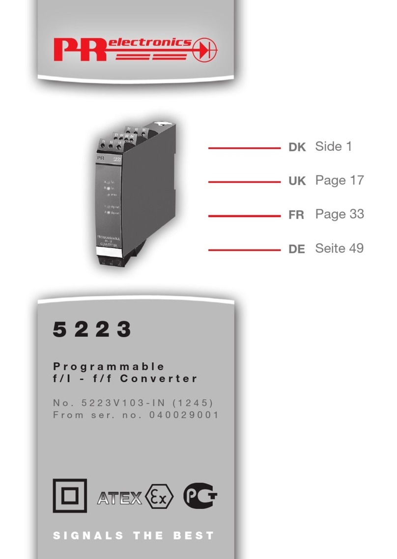 PR PRecon 5223 manual