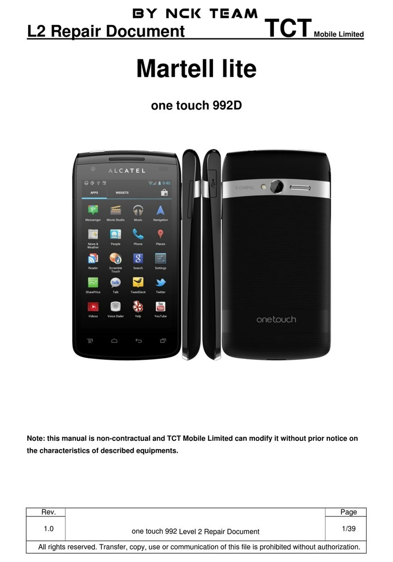 Alcatel One Touch 992D Operating instructions