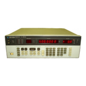 HP 8656A Service manual