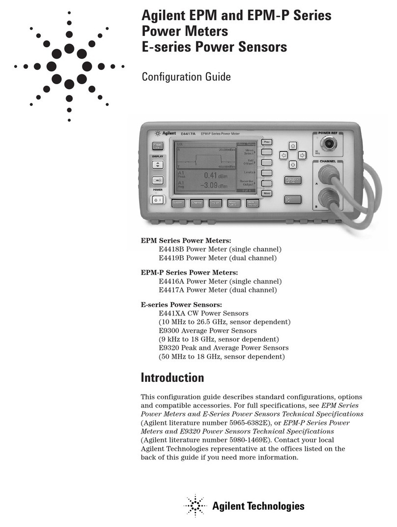 Agilent Technologies E4418B User manual Agilent Technologies E4418B User manual