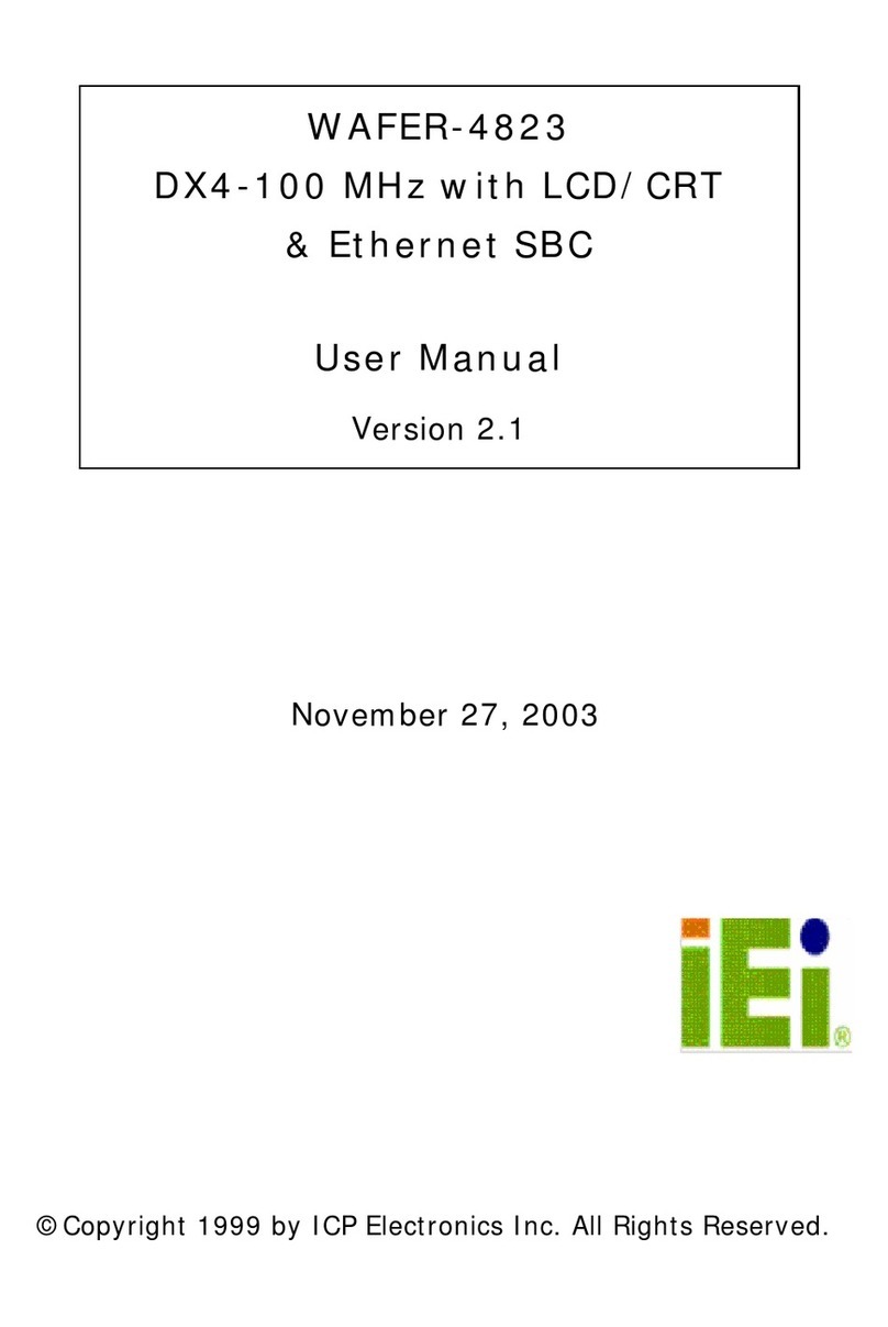 IEI Technology WAFER-4823 user manual