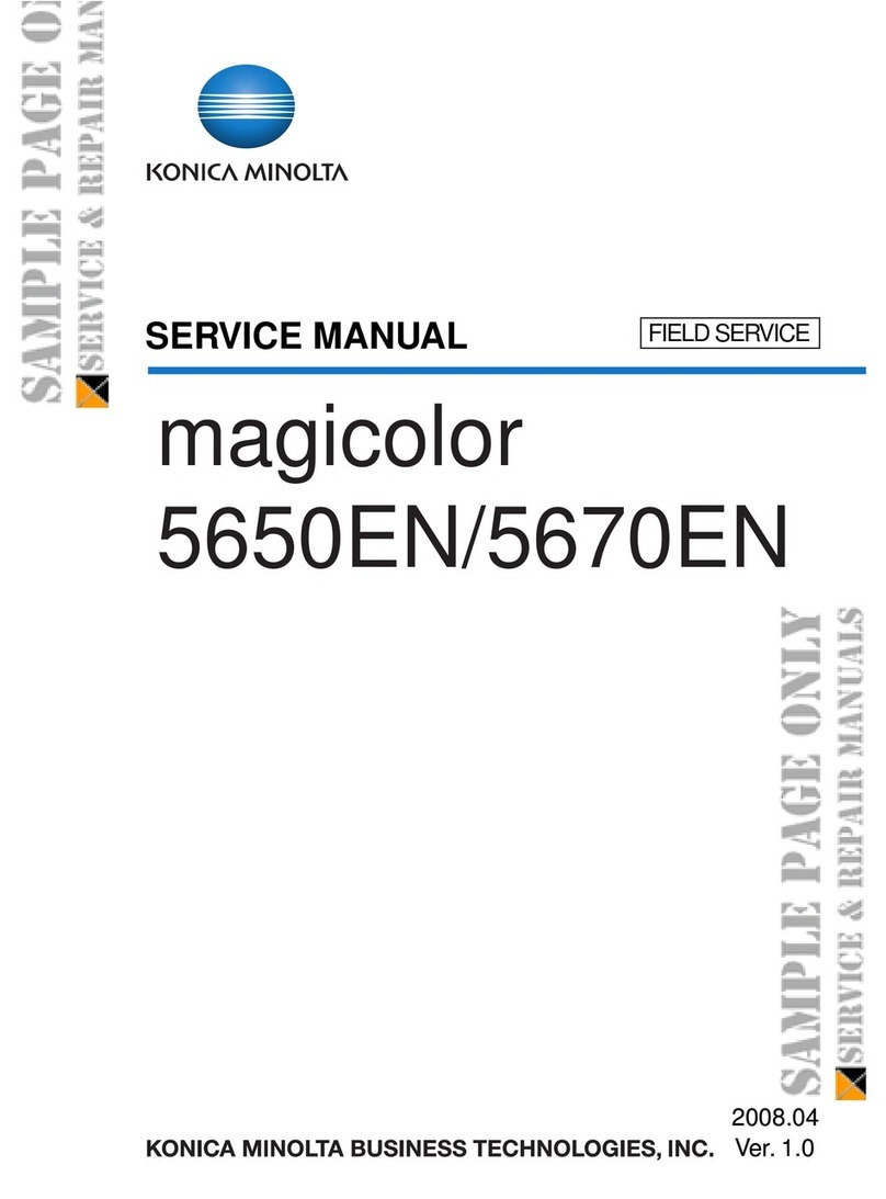 Konica Minolta Magicolor 5650EN User manual Konica Minolta Magicolor 5650EN User manual