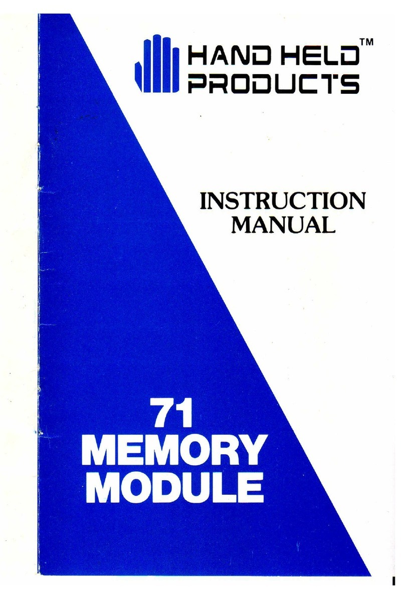 Hand Held Products 71 instruction manual Hand Held Products 71 instruction manual
