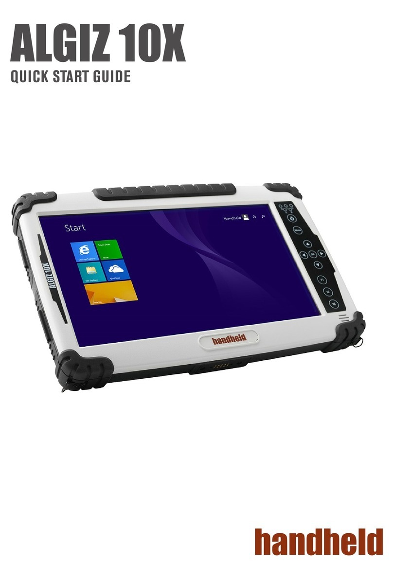 HandHeld ALGIZ 10X User manual HandHeld ALGIZ 10X User manual