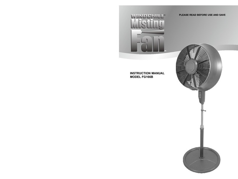 WINDCHILL FG166B instruction manual