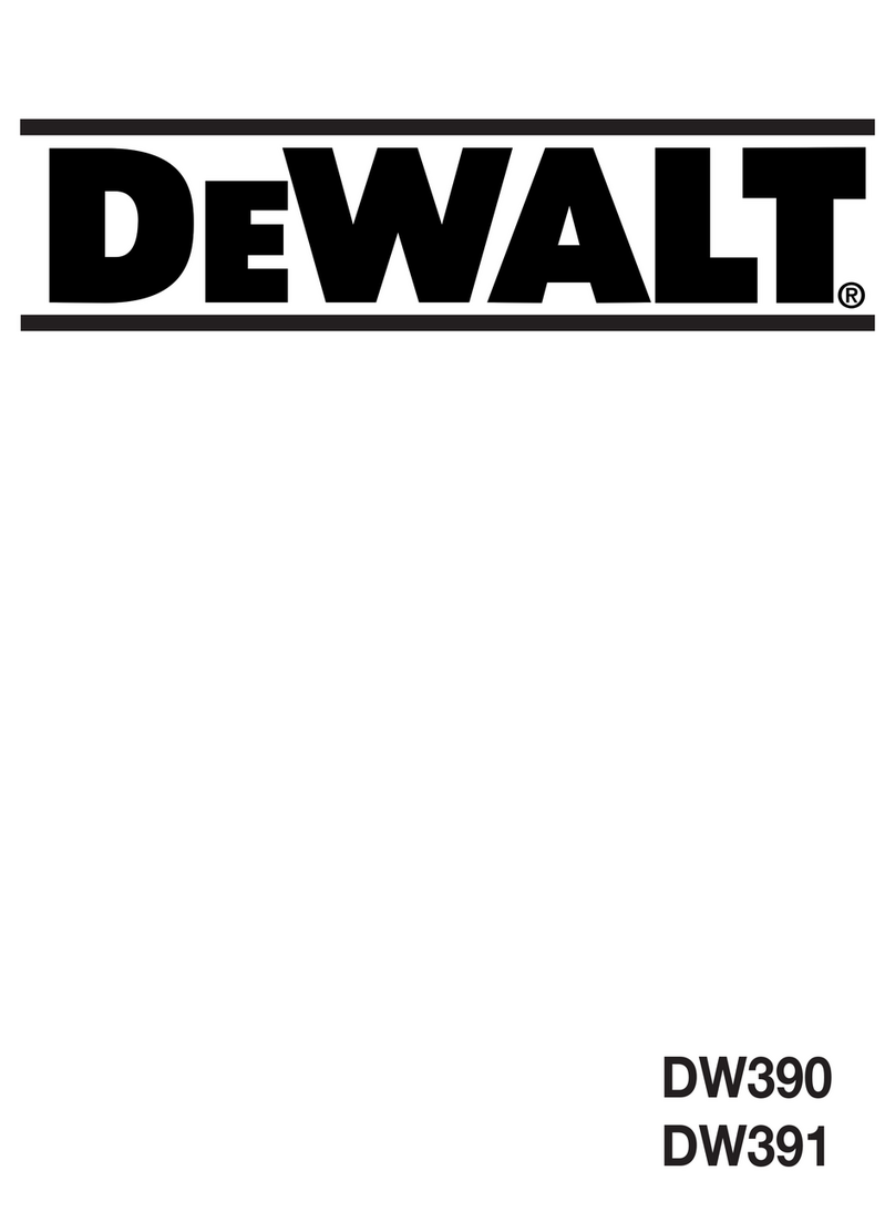 DeWalt DW390 User manual
