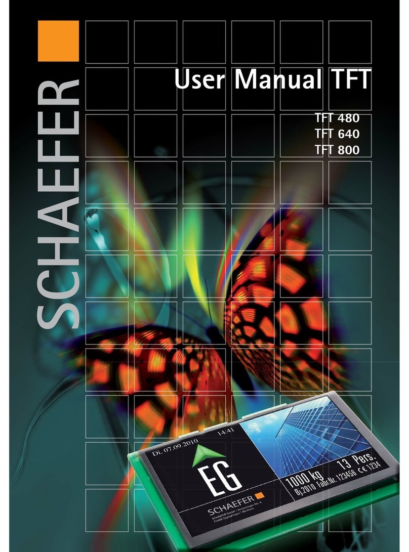 Schaefer TFT 480 user manual