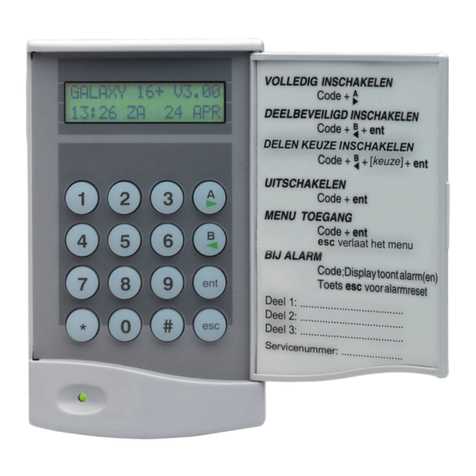 Honeywell Galaxy 16 User manual Honeywell Galaxy 16 User manual