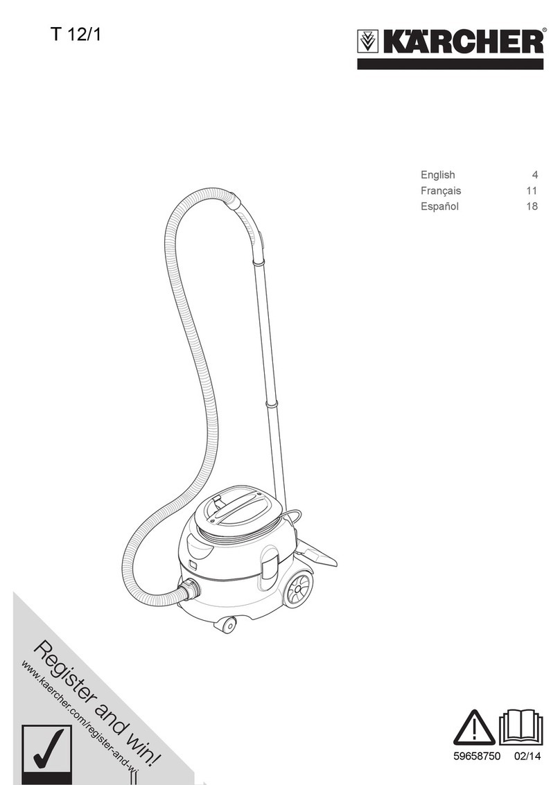 Kärcher T 12/1 User manual Kärcher T 12/1 User manual