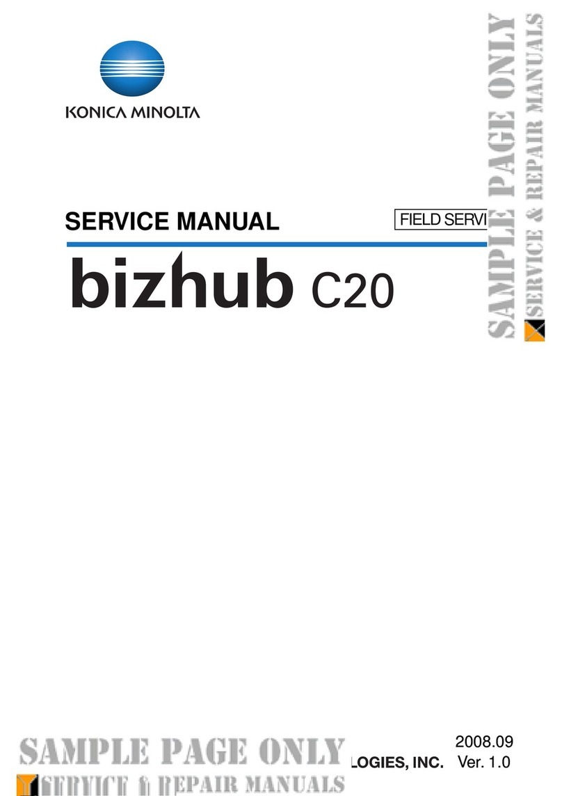 Konica Minolta BIZHUB C20 Service manual