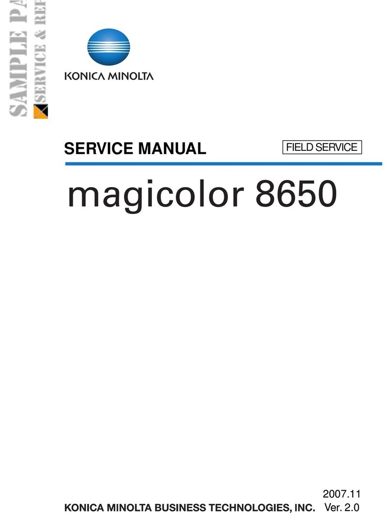 Konica Minolta magicolor 8650 User manual
